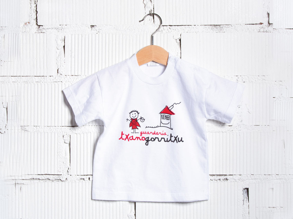 detail shirt baby nursery uniform txanogorritxu